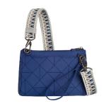 Unisex Boho Anti-Diefstal Clutch Crossbody, Weelderig Blauw, Weelderig Blauw
