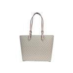 Jet Sest Travel Medium Dubbele Pocket Tote (Powder Blush), Vanila/Poeder Blush, Medium