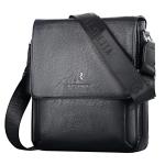 Leathario Leren schoudertas voor heren, messgerbag, leren tas voor business, retro