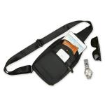 UBORSE Borstzak voor heren, sporttas, waterdicht, casual, met hoofdtelefoon, gat, slingtas, modieuze schoudertas, crossbody tas, schoudertas, multifunctionele dagrugzak voor pendel