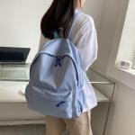 FGUUTYM Coole Rucksäcke Für Teenager Mädchen Freizeit Campus fünfteilige Jugendmode einfache Schultasche mit großer Kapazität Kindergarten Rucksäcke Mädchen Mit Namen (Blue