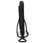 Schoudertas Heren & Dames Klein Zwart - "Josh" Mini Nektasje Gemaakt van Gerecyclede PET-flessen voor Vrije tijd & Festivals - Crossbody Mobiele Telefoon Portemonnee, Waterafstoten