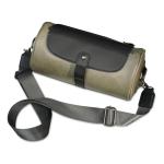 Schoudertas voor heren, messenger bag, retro, waterdicht, diefstalbeveiliging, licht, trekking, reizen, outdoor, fietsen, echt leer, Groen, Large