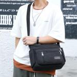 CHDWEY Umhängetaschen für Herren Casual Männer Umhängetasche Hohe Qualität Vintage Crossbody Bag Man Messenger Bag Leinwand Männliche Business Handtaschen(Khaki)