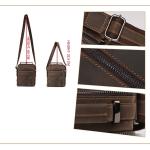 CHDWEY Umhängetaschen für Herren Männer Taschen Echtes Leder Männer Umhängetasche Männliche Vintage Crossbody Taschen for Männer Messenger Bag Leder
