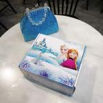 K-ONESEEYOU Elsa tas voor meisjes portemonnee glitter schoudertas Frozen 2 ijskoningin kinderen Anna en Elsa speelgoed