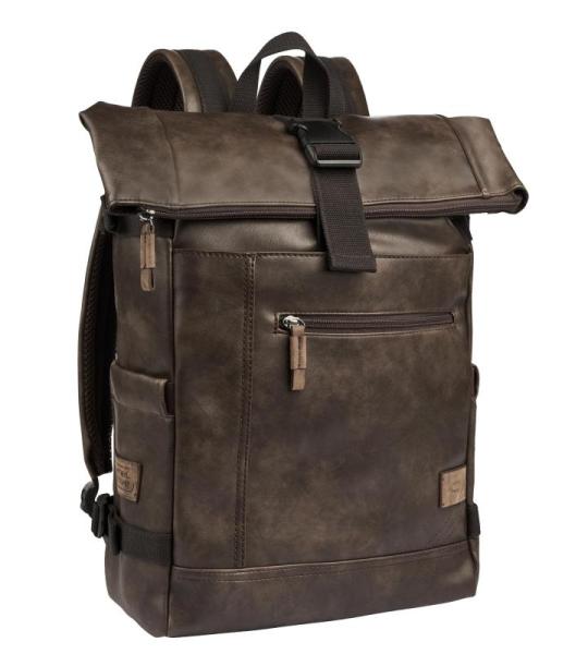 Laos schoudertas voor heren, messenger bag, groot, bruin, 40 EU, 000441