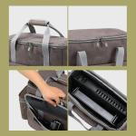CHDWEY Umhängetaschen für Herren Large-Capacity Canvas Bag Multi-Functional Picnic Tool Tableware Cup Storage Bag Outdoor Camping Handbag