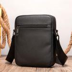 CHDWEY Umhängetaschen für Herren Mode Männer Umhängetasche for Männer Echtes Leder Handtasche Kleine Männliche Messenger Messenger Kleine Telefon Crossbody Taschen(Red Palm)
