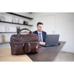 Pavone Nero Leder Aktentasche Herren – Laptoptasche, elegantes Design, langlebige Verarbeitung – Ideal für Geschäftsleute, Anwälte, perfekt für Geschäftsreisen und den tä