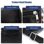 Schoudertas voor heren, schoudertas, leren tassen, mannen, hangtas, heren, werktas voor dagelijks gebruik, vrije tijd, werk, kantoor, reizen, school, waterdicht, crossbody messenge