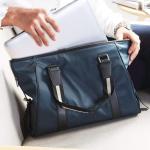 CHDWEY Umhängetaschen für Herren Männer Lässige Aktentasche Handtasche Querschnitt Multifunktions Oxford Business Fashion Messenger Bag(Blue)