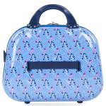 SKPAT - Große Reisetasche für Kinder mit Polycarbonatdruck. Toilettentasche. Bequem, widerstandsfähig und leicht. Mit Spiegel 131435, Farbe Blau