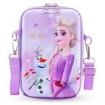 Handtassen voor meisjes, handtas voor kleine meisjes met ritssluiting, schattige tas, ijskoningin, cartoon, handtas voor kinderen, met verstelbare schouderriem, cadeaus voor meisje