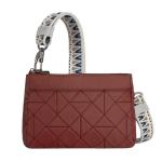 Unisex Boho Anti-Diefstal Clutch Crossbody, Paprika, Paprika