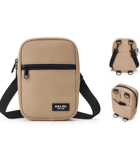 Schooltas voor dames, borsttas, schoudertassen, bruin