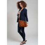 Jaald 33 Cm Echt Leder Laptoptasche Umhängetasche Schultertasche Kuriertasche Fahrradtasche Schultasche Wasserdicht Vintage Herren Damen Geschenk Leather Messenger Bag