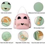 Schoudertas voor meisjes, mini crossbody bag, schoudertas, handtas, PU-leer, kleine meisjeshandtas, mini-rugzakken voor kinderen, meisjes, tieners, roze