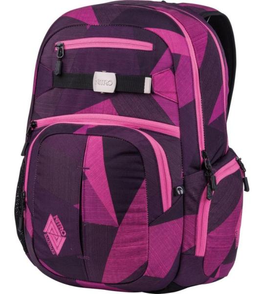 Nitro Hero Pack / grote trendy rugzak tas backpack / met gevoerd laptopvak en andere leuke functies / schooltas / schoolrugzak / 37L / Ponderosa