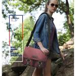 FANDARE Canvas Messenger Bag Schoudertas 7,9 inch iPad Tas Schoudertas Unisex Canvas Tas Werktas voor Mannen en Vrouwen, Heren/Dames Reizen Schoudertas