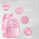 besbomig Ballet tas meisjes ballerina danstas prinses schoudertas sporttas voor kinderen en tieners grote rugzak voor gym zwemmen roze, roze