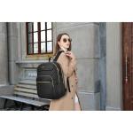 Laptop Rugzak 17.3 Inch Stijlvolle Daypack met USB-poort, Waterafstotende College Bookbag,Grote rugzak voor Reizen/Zakelijk/Vrouwen,Zwart