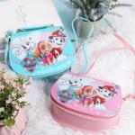Philoctes Tas voor kinderen, meisjes, kinderhandtas, kleine handtas met verstelbare riem, cadeaus voor kinderen, Blauwe hond
