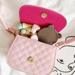 Barakara Schoudertas voor kinderen en meisjes, schattige handtas voor meisjes, kleine PU-lederen schoudertas met afneembare schouderriem, schattige borsttas, crossbody bag, portemo