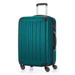 Hauptstadtkoffer Spree, koffer met harde schaal, trolley, rolkoffer, reiskoffer, kan breder worden gemaakt, TSA, 4 wielen, turquoise