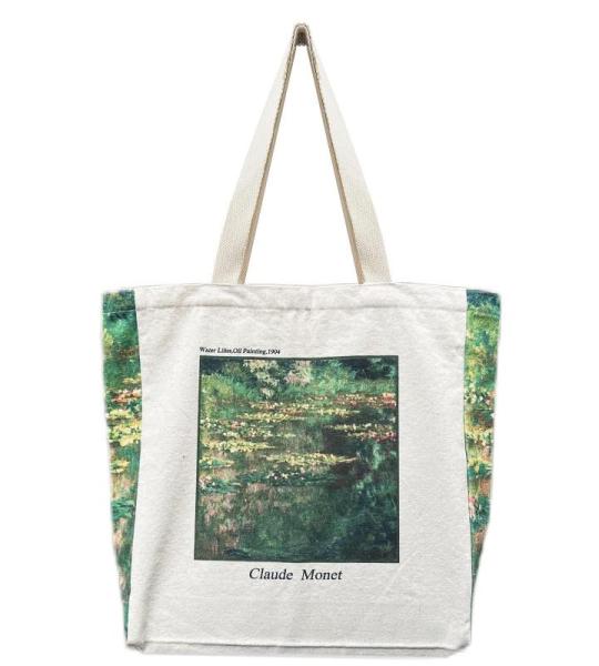 Draagtas, Draagtassen Dames, Boodschappentas, Schoudertas Stoffen Tas, Katoenen Tas, Jute Tas, Met Vintage Print, Canvas Tote Bag om te winkelen School