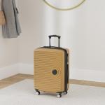 HAUPTSTADTKOFFER Midden grote harde koffer, TSA, 4 wielen, check-in bagage met 8 cm volumevergroting, 77 cm, 130 liter, grafiet, herfst goud, kofferset