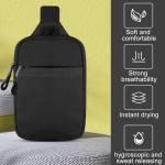 Sling Crossbody tas, schoudertas, crossbody borsttas, borsttas, borsttas voor heren, met verstelbare schouderriem, voor jongens en meisjes, outdoor sporten wandelen, Sling Chest Cr