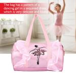 Duokon ballet, prinses, dans, tas, schoudertassen, schoudertassen, kind, ballerina, kinderen, ballet, pailletten, dans, handtas