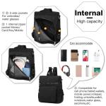 Damesrugzak, anti-diefstalrugzak, nylon, schooltas, dames, reizen, werk, tas, casual, dagrugzak, vintage schouderrugzak