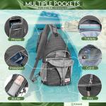 ZOMAKE Borstzak Sling Bag voor heren, diefstalbestendig, crossbody tas voor mannen en vrouwen, schoudertas voor outdoor, fietsen, reizen, wandelen
