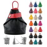 - T179 - ital dames rugzak tas gemaakt van leer, Kleur: Paars Rood, Paars, M