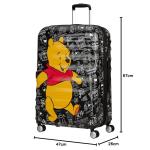 American Tourister Wavebreaker Disney - Spinner M, Kindergepäck, 67 cm, 64 L, Mehrfarbig (Winnie The Pooh)