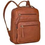 'Wilma' Elegante Rugzak Vrouwen Kleine Leren Rugzak Dames Leren Rugzak DIN A5 Vintage Handtas City Going Out Shopping Daypack Echt Leer, Kleur:texas - bruin