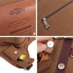 KAUKKO Canvas Tactical Vintage Borsttas Tactical Schoudertas