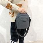 ANPTER Schoudertas voor heren, crossbody, herentas, mobiele telefoon, handtas, kleine omhangen, tas, Shulder Bag, Messenger voor vrije tijd, vakantie, uitstapjes, Grijs heren schou