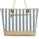 Grote strandtas voor dames, schoudertas, handtas, badtas, XXL, familie, waterdichte zwemtas, draagtas, strandtas met ritssluiting, vakantieaccessoires, donkergrijs, XX-Large, Utili