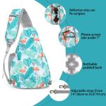 ZOMAKE Borstzak Sling Bag voor heren, diefstalbestendig, crossbody bag voor mannen en vrouwen, schoudertas voor outdoor, fietsen, reizen, wandelen