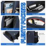 Sling Bag for Men Crossbody Backpack,8 Pockets Sling Backpack Mens Sling Bag,19L Sling Pack,One Strap Backpack for Men