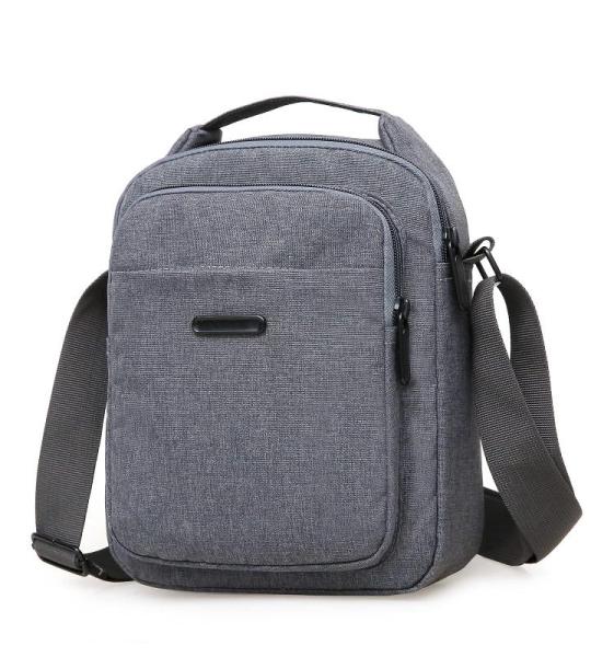 ANPTER Schoudertas voor heren, crossbody, herentas, mobiele telefoon, handtas, kleine omhangen, tas, Shulder Bag, Messenger voor vrije tijd, vakantie, uitstapjes, Grijs heren schou