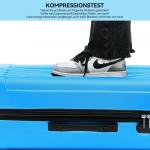 BEIBYE Harde koffer, trolleykoffer, rolkoffer, reiskoffer, handbagage, 4 wielen, M/L/XL, turquoise