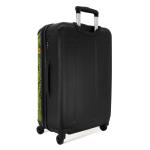 NoBoringSuitcases.com Kinderkoffer, handbagage, harde koffer met TSA-slot, jongens en meisjes, trolley, reiskoffer, draagtas, rolkoffer, klein of middelgroot, 25 jungledieren, kind