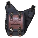 KAUKKO Canvas Tactical Vintage Borsttas Tactical Schoudertas