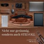 Pavone Nero Leder Aktentasche Herren – Laptoptasche, elegantes Design, langlebige Verarbeitung – Ideal für Geschäftsleute, Anwälte, perfekt für Geschäftsreisen und den tä
