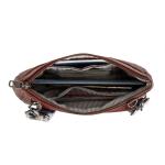 Unisex Boho Anti-Diefstal Clutch Crossbody, Paprika, Paprika
