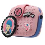 Lieveheersbeestje - Pop n' Swop Marinette roze portemonnee voor meisjes en vrouwen, met 3 clip-on badges, handvat en rits, lichtgewicht duurzame waterdichte handtas (Wyncor), roze
